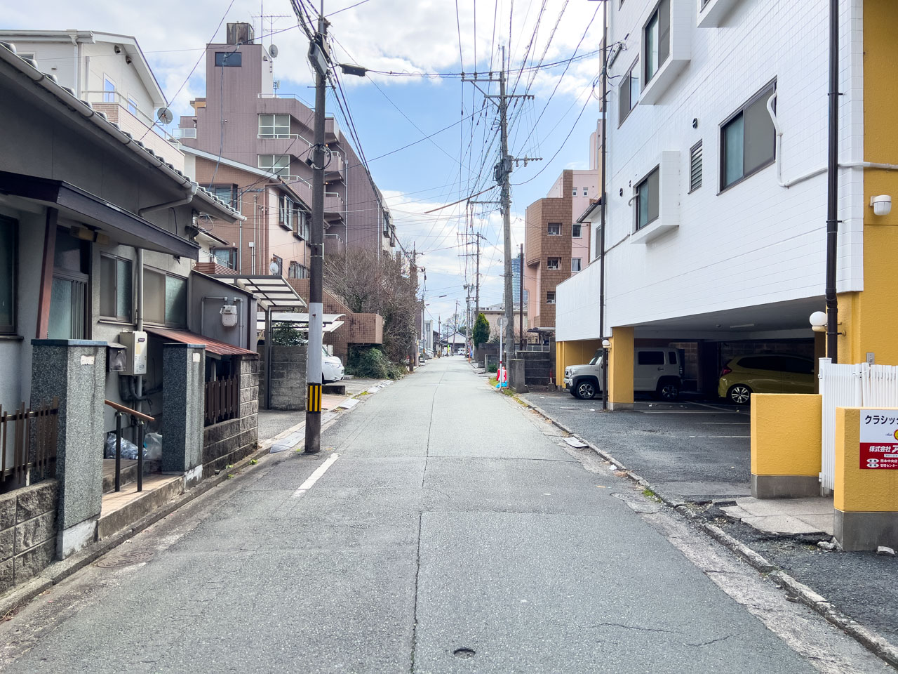 小沢町の町並み