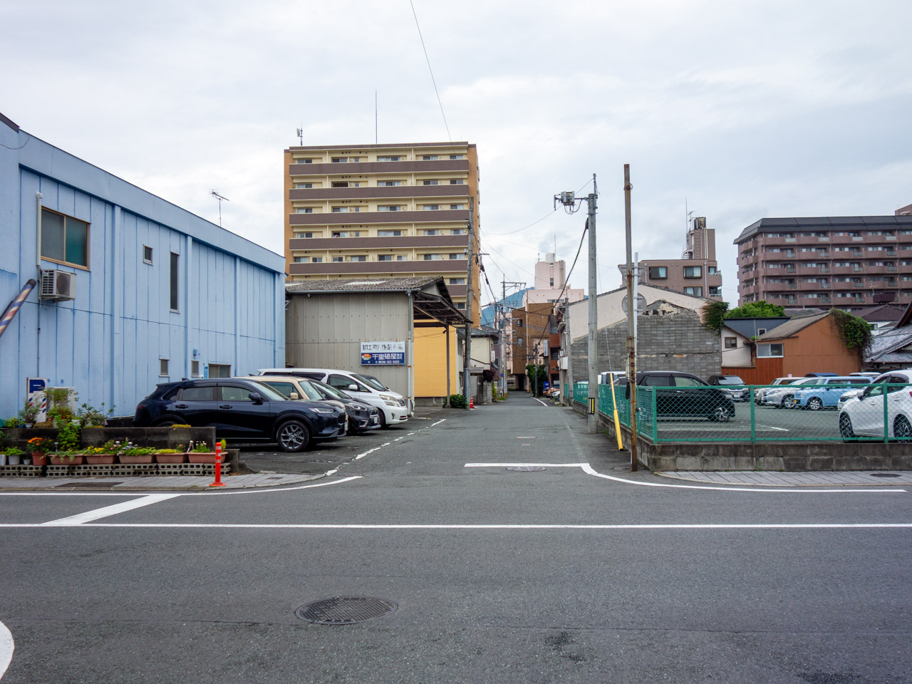 魚屋町から見た板屋町