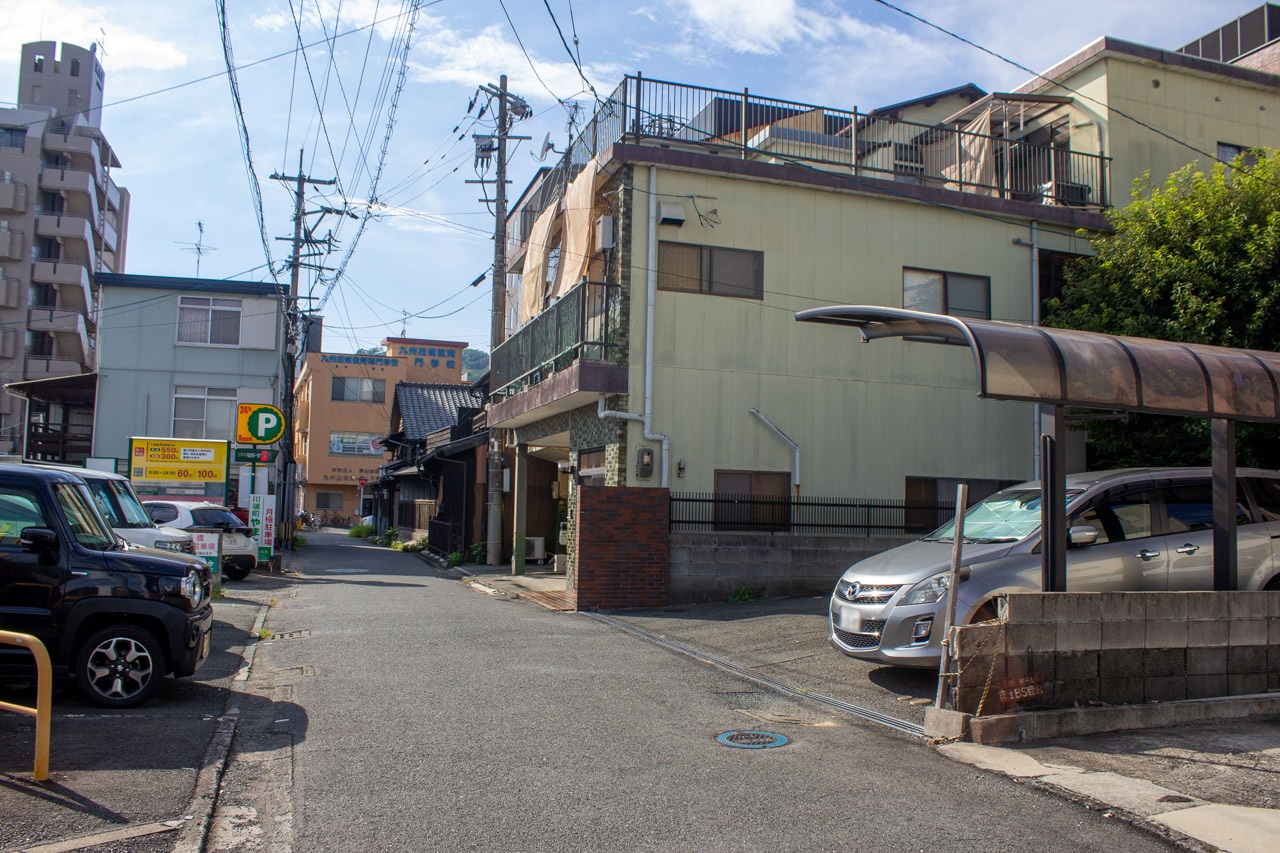 川端町の風景