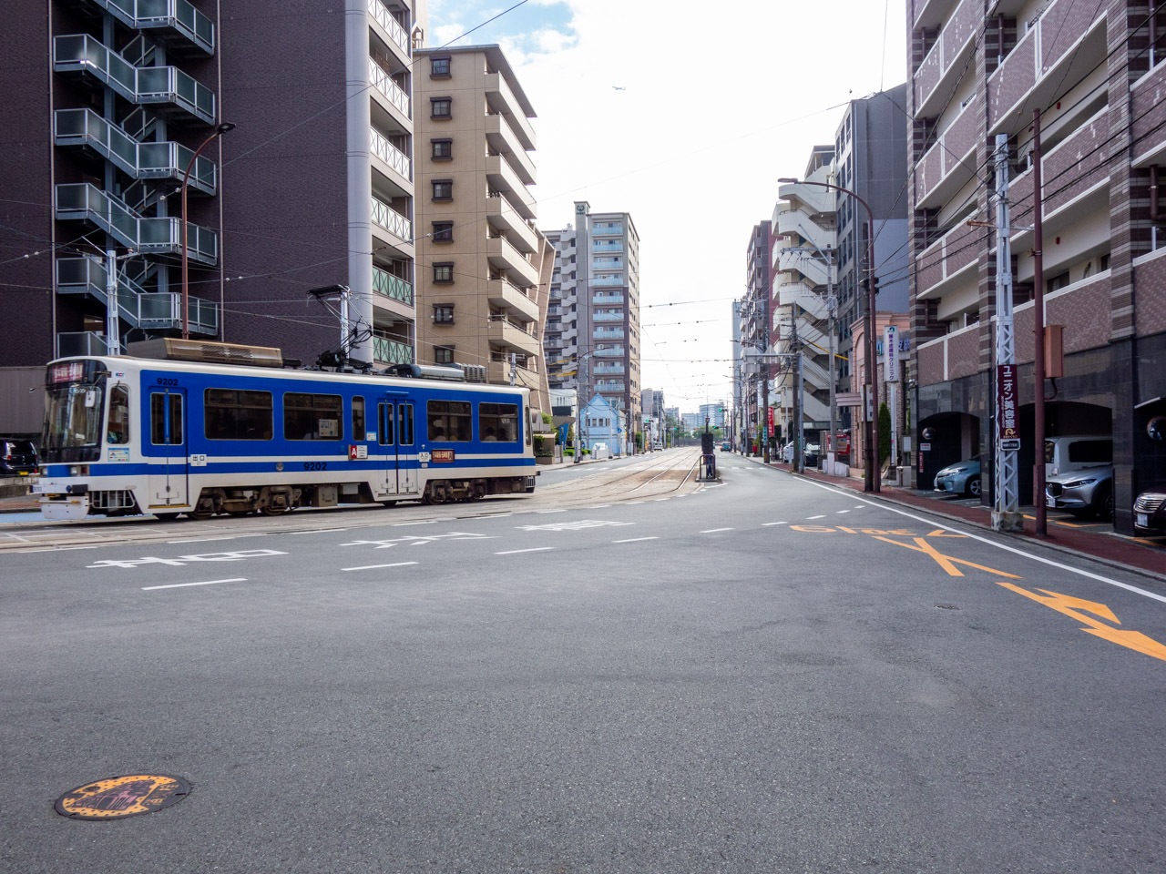 呉服町一丁目と二丁目の境界