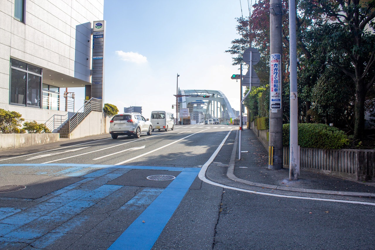 米屋町三丁目と隣町との境界