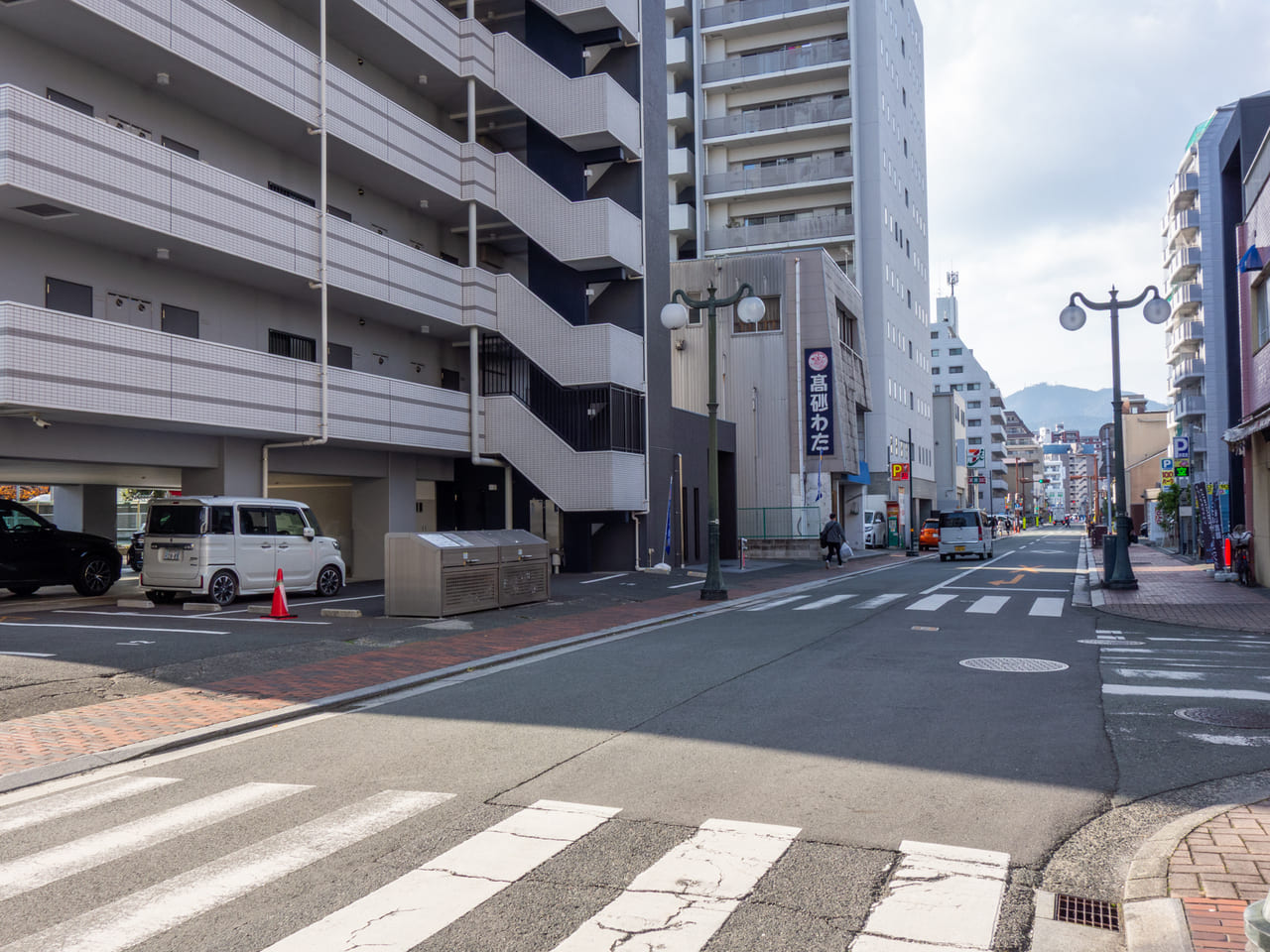 上鍛冶屋町から鍛冶屋町を見た風景