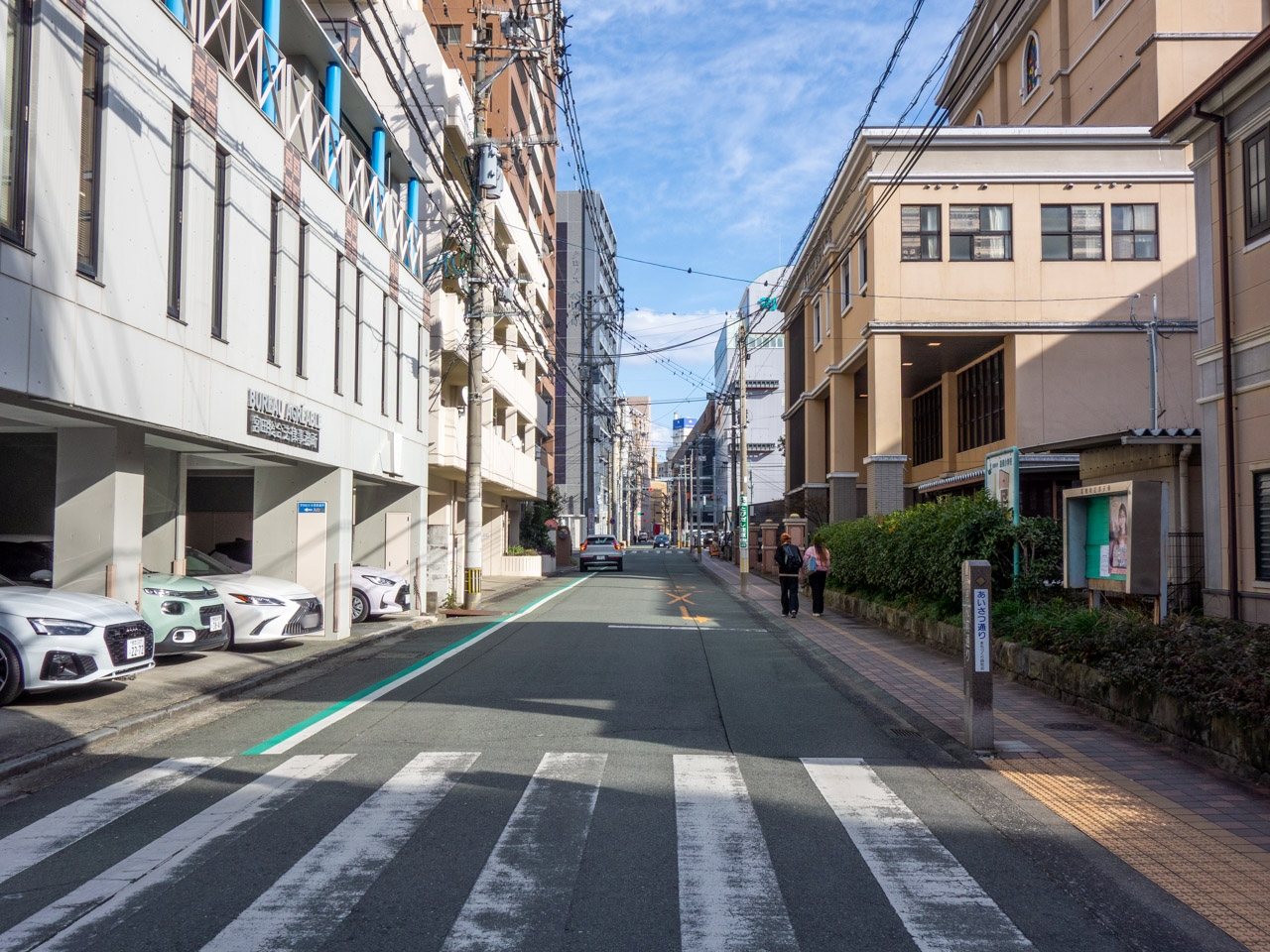 船場町二丁目と練兵町の境界