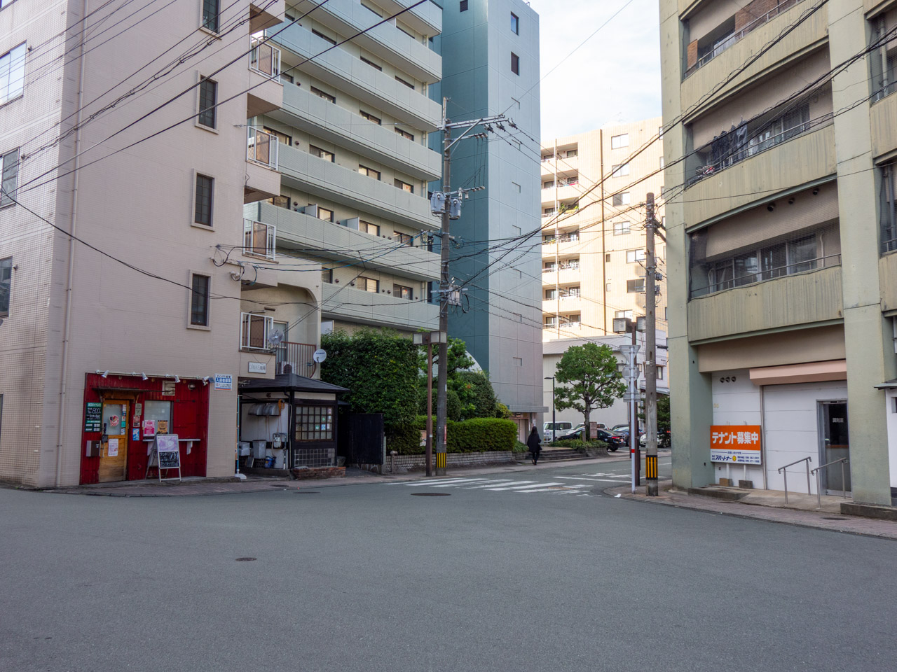 船場町下一丁目と三丁目の境界