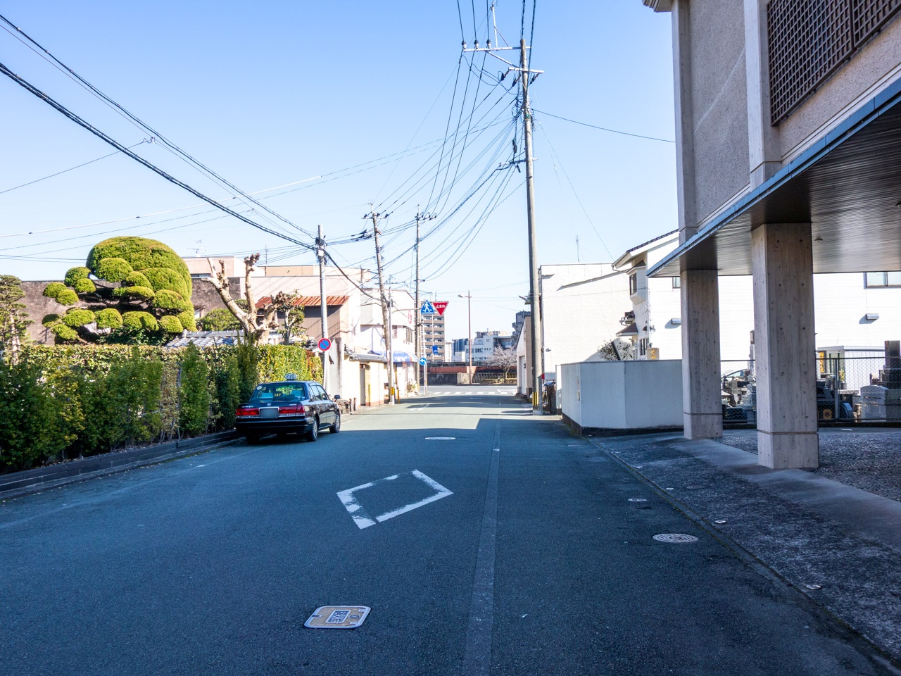紺屋町三丁目と松原町の境界