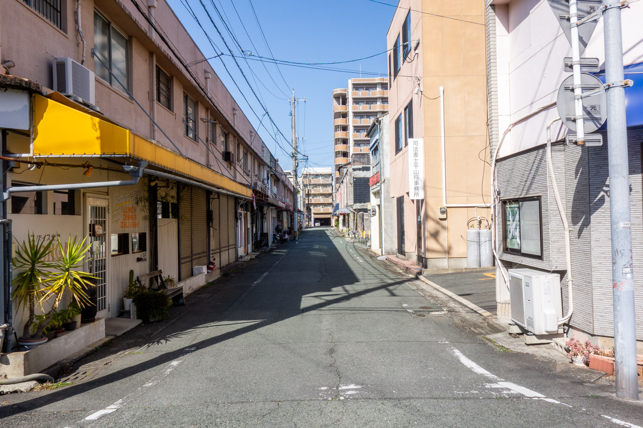 松原町から見た河原町