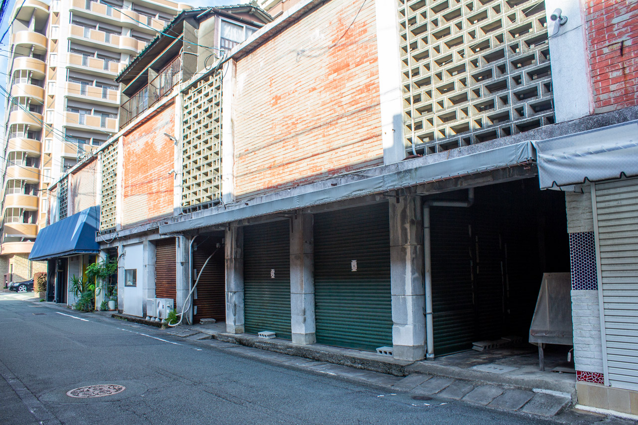 河原町繊維問屋街の外観