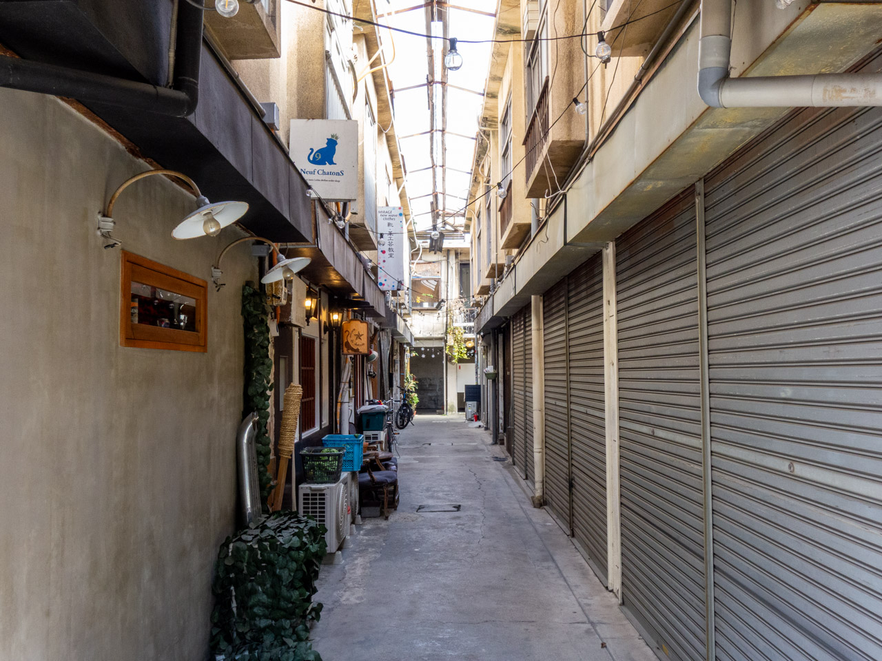 河原町繊維問屋街の内部