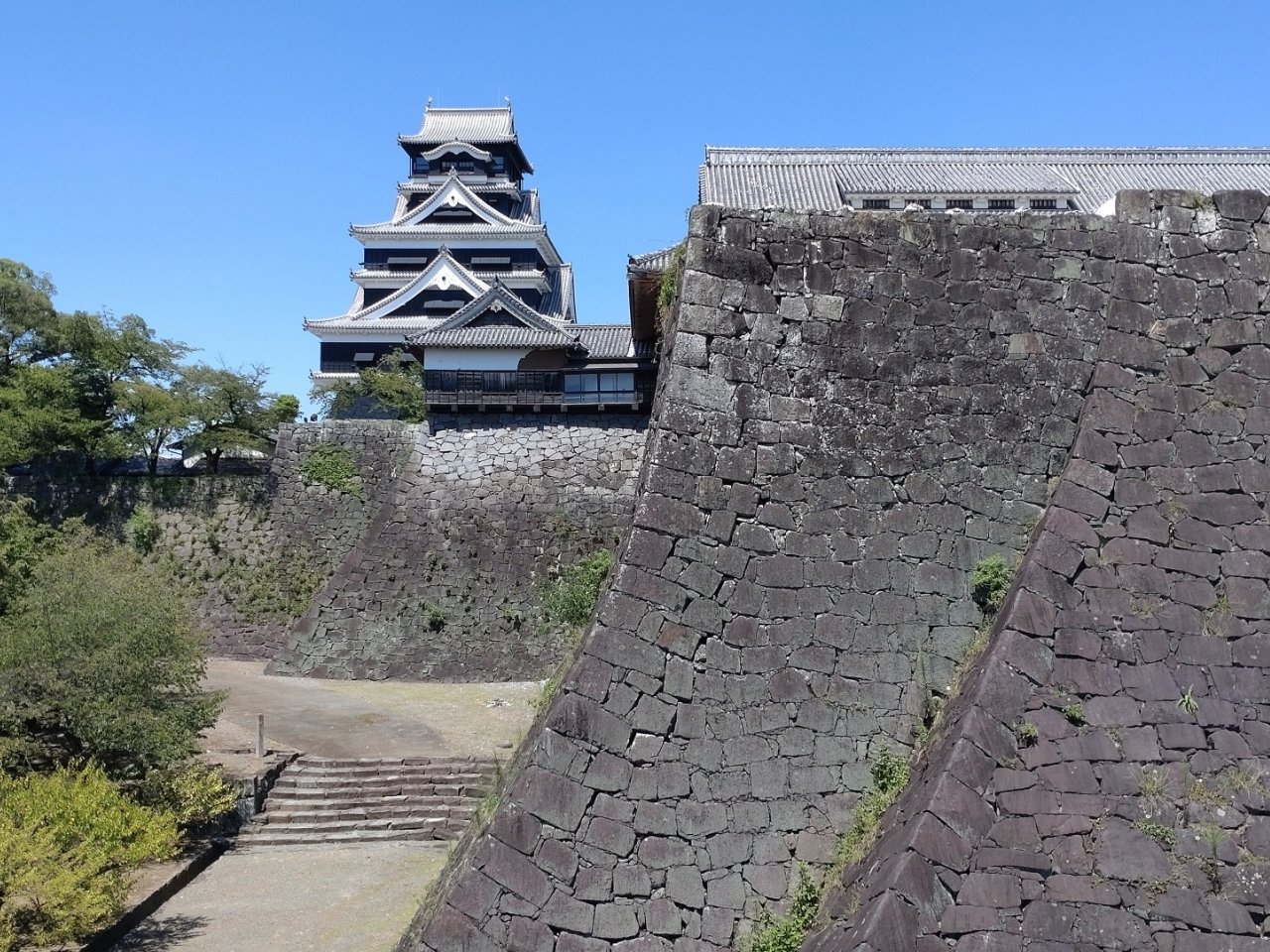 熊本城の武者返し