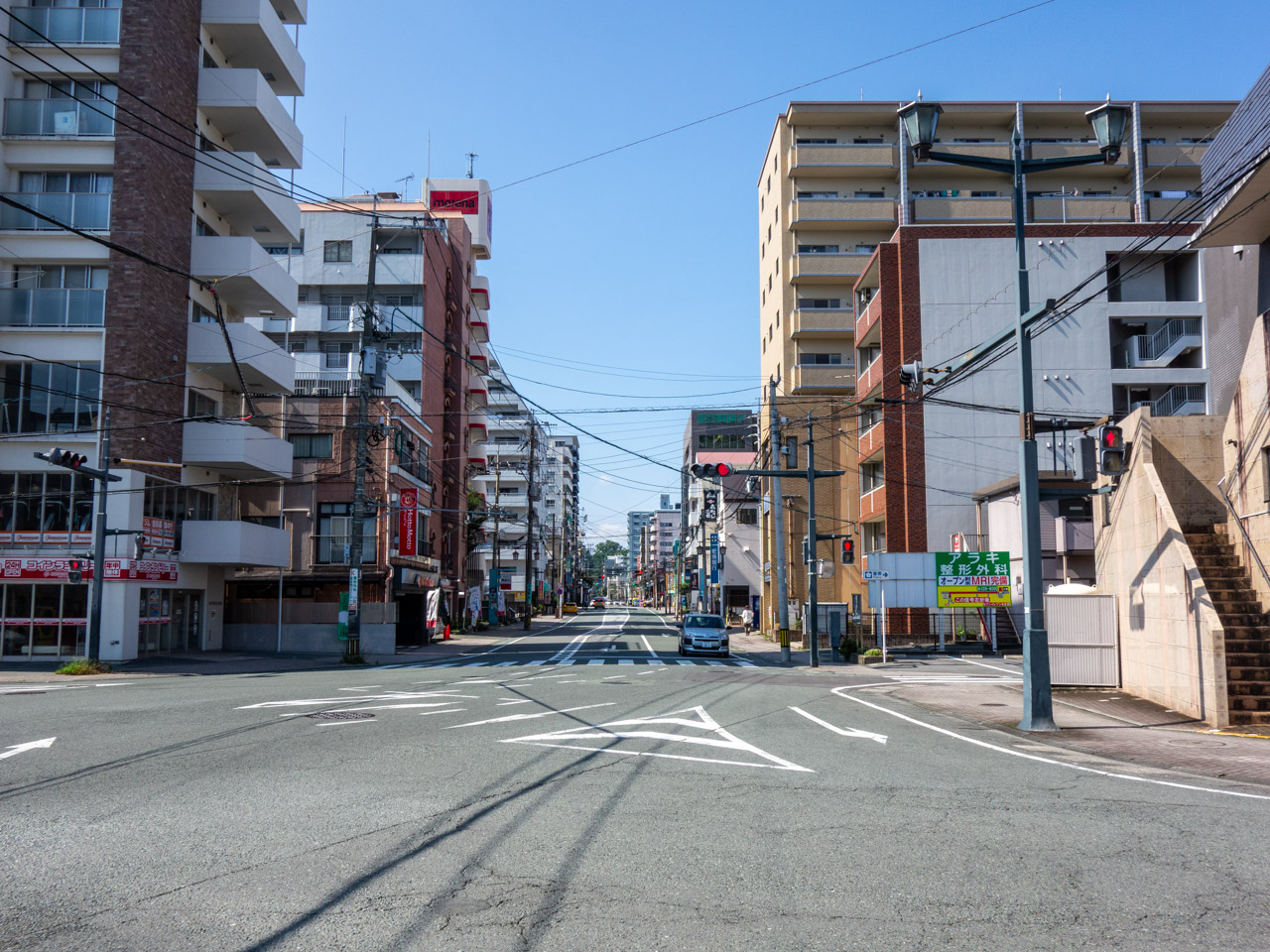 旧・新三丁目の南端から見た風景